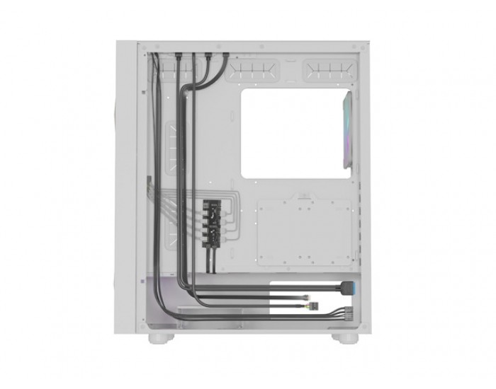 Кутия за компютър Genesis PC Case DIAXID 605 RGB Mini Tower Window, White Кутия за компютър Genesis PC Case DIAXID 605 RGB Mini Tower Window, White