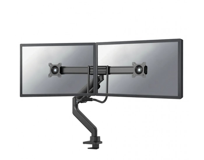 Стойка Neomounts by NewStar Screen Desk Mount 2 screens (topfix clamp & grommet), Black Стойка Neomounts by NewStar Screen Desk Mount 2 screens (topfix clamp & grommet), Black