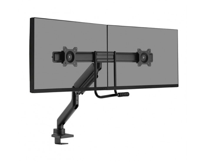 Стойка Neomounts by NewStar Screen Desk Mount 2 screens (topfix clamp & grommet), Black Стойка Neomounts by NewStar Screen Desk Mount 2 screens (topfix clamp & grommet), Black