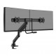 Стойка Neomounts by NewStar Screen Desk Mount 2 screens (topfix clamp & grommet), Black Стойка Neomounts by NewStar Screen Desk Mount 2 screens (topfix clamp & grommet), Black