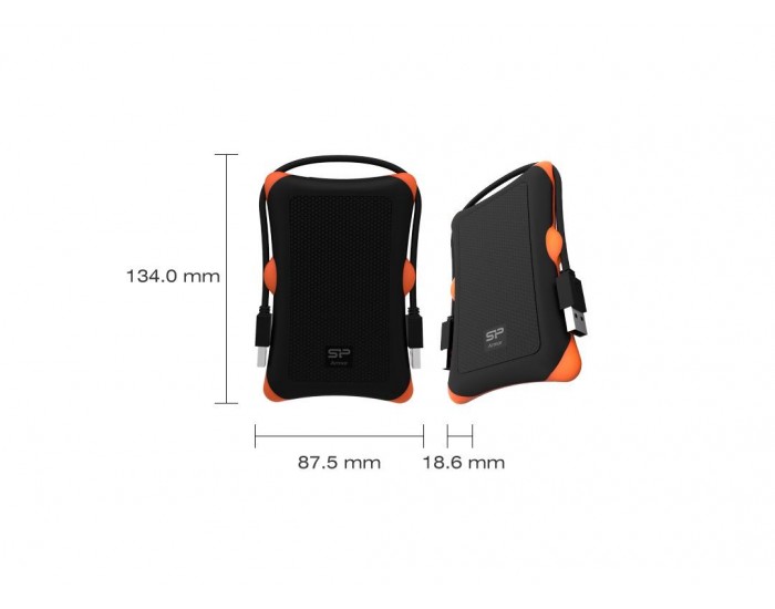SILICON POWER External HDD Armor A30 2.5inch 1TB USB 3.0 Anti-shock Black SILICON POWER External HDD Armor A30 2.5inch 1TB USB 3.0 Anti-shock Black