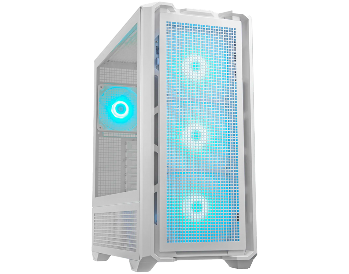 COUGAR Case MX600 RGB White, Full Tower, Mini ITX/Micro ATX / ATX / CEB / E-ATX, Type-C, USB 3.0 x 2, USB 2.0 x 1,4 Pole Headset Audio Jack, RGB Button, 120mm ARGB fan, Tempered glass, 235 x 515 x 478 (mm) COUGAR Case MX600 RGB White, Full Tower, Mini ITX/Micro ATX / ATX / CEB / E-ATX, Type-C, USB 3.0 x 2, USB 2.0 x 1,4 Pole Headset Audio Jack, RGB Button, 120mm ARGB fan, Tempered glass, 235 x 515 x 478 (mm)