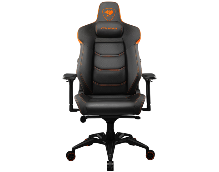 COUGAR Armor EVO, Gaming Chair, Integrated 4-way lumbar support, Magnetic neck pillow memory foam, Breathable PVC leather, Full steel frame for sturdy support, 4D adjustable armrest, 5-star base and extra-size wheels, Support up to 160kg COUGAR Armor EVO, Gaming Chair, Integrated 4-way lumbar support, Magnetic neck pillow memory foam, Breathable PVC leather, Full steel frame for sturdy support, 4D adjustable armrest, 5-star base and extra-size wheels, Support up to 160kg