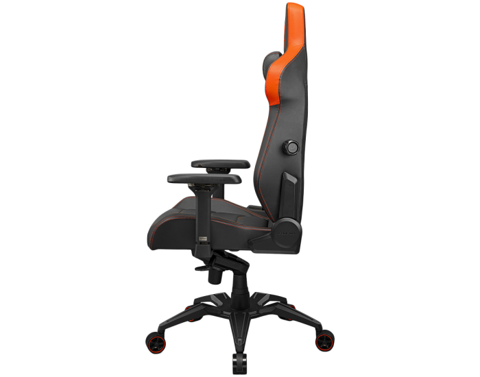COUGAR Armor EVO, Gaming Chair, Integrated 4-way lumbar support, Magnetic neck pillow memory foam, Breathable PVC leather, Full steel frame for sturdy support, 4D adjustable armrest, 5-star base and extra-size wheels, Support up to 160kg COUGAR Armor EVO, Gaming Chair, Integrated 4-way lumbar support, Magnetic neck pillow memory foam, Breathable PVC leather, Full steel frame for sturdy support, 4D adjustable armrest, 5-star base and extra-size wheels, Support up to 160kg