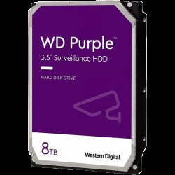 Твърд диск WD Purple, 3.5'', 8TB, SATA/600, 5640RPM, 256MB cache - Офис техника