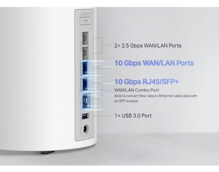 Безжична Wi-fi 7 Mesh система TP-Link Deco BE85(2-pack) BE19000