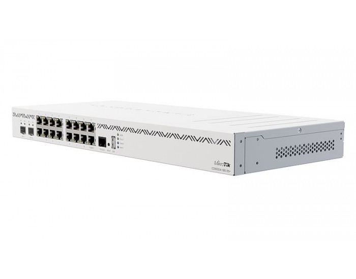 16-портов комутатор Mikrotik CCR2004-16G-2S+ с 2 SFP+ порта