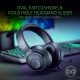Геймърски слушалки Razer Kraken X Lite с микрофон (за PC, PS4, Xbox One) - черни