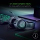 Геймърски слушалки Razer Kraken X Lite с микрофон (за PC, PS4, Xbox One) - черни