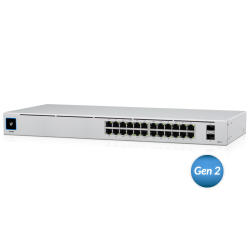 24-портов гигабитен комутатор Ubiquiti USW-24-POE Gen2 - Офис техника
