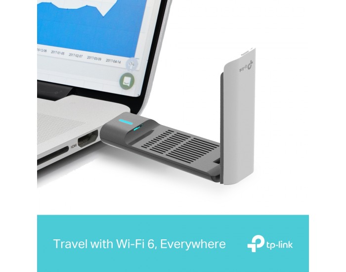 Безжичен USB 2-лентов адаптер TP-Link Archer TX50UH AX3000