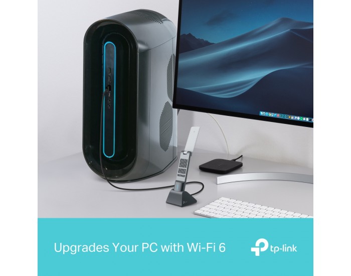 Безжичен USB 2-лентов адаптер TP-Link Archer TX50UH AX3000