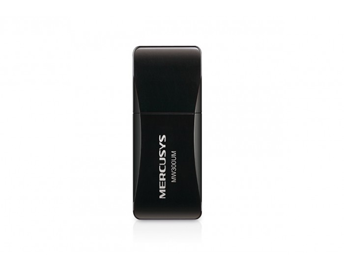 Безжичен мини USB адаптер Mercusys MW300UM N300
