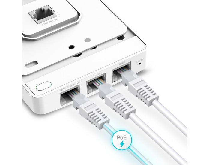 Безжична точка за достъп TP-Link Omada EAP615-Wall WiFi 6 AX1800