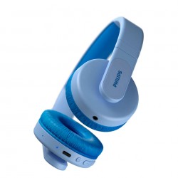PHILIPS Kids Bluetooth headphones maximum volume limited to 85 dB blue - Слушалки, Микрофони и Уеб Камери