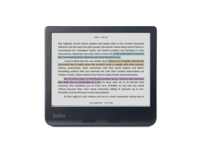 Четец за Е-книги Kobo Libra Colour e-Book Reader, E Ink touchscreen 7 inch, 1680 x 1264, 32 GB, 1 GHz, Greutate 0.215 kg, Wireless Da, Comfort Light PRO, IPX8 - up to 60 mins in 2 metres of water, 15 file formats supported natively, Black Четец за Е-книги Kobo Libra Colour e-Book Reader, E Ink touchscreen 7 inch, 1680 x 1264, 32 GB, 1 GHz, Greutate 0.215 kg, Wireless Da, Comfort Light PRO, IPX8 - up to 60 mins in 2 metres of water, 15 file formats supported natively, Black