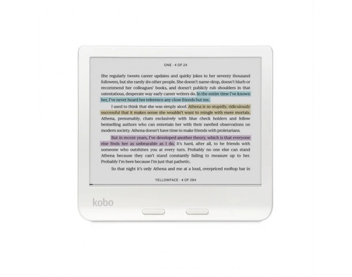 Четец за Е-книги Kobo Libra Colour e-Book Reader, E Ink Kaleido touchscreen 7 inch, 1680 x 1264, 32 GB, 2 GHz, Greutate 0.215 kg, Wireless Da, Comfort Light PRO, IPX8 - up to 60 mins in 2 metres of water, 15 file formats supported natively, White Четец за Е-книги Kobo Libra Colour e-Book Reader, E Ink Kaleido touchscreen 7 inch, 1680 x 1264, 32 GB, 2 GHz, Greutate 0.215 kg, Wireless Da, Comfort Light PRO, IPX8 - up to 60 mins in 2 metres of water, 15 file formats supported natively, White