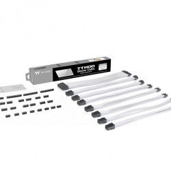Аксесоар Thermaltake Mod Sleeved Cable White 300mm - Аксесоари, Кутии, Вентилатори