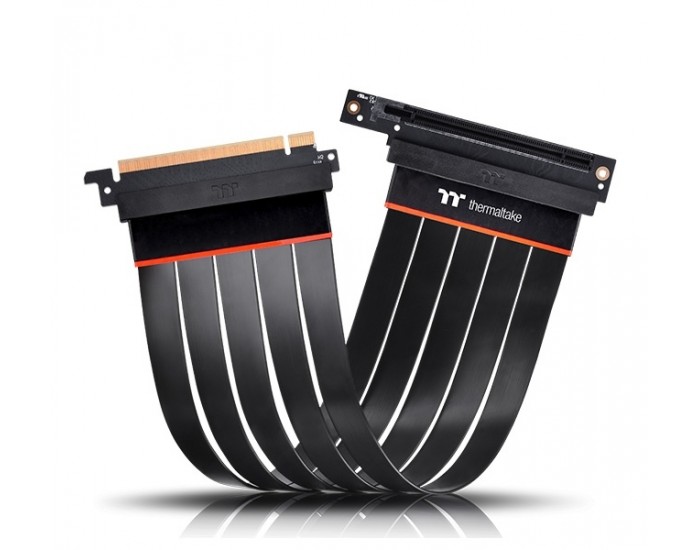 Аксесоар Thermaltake PCI Express Extender 90° Black 300mm Аксесоар Thermaltake PCI Express Extender 90° Black 300mm
