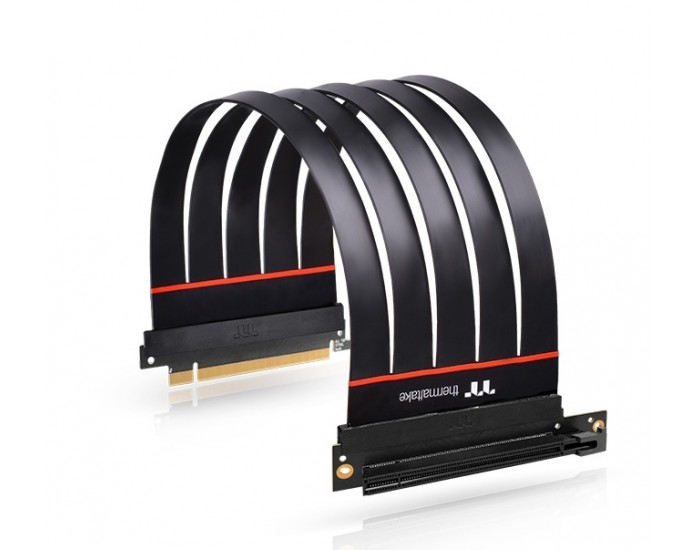 Аксесоар Thermaltake PCI Express Extender 90° Black 300mm Аксесоар Thermaltake PCI Express Extender 90° Black 300mm