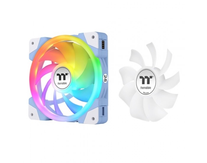 Вентилатор Thermaltake SWAFAN EX12 ARGB PC Cooling Fan TT Premium Edition 3 Fan Pack Hydrangea Blue ( 25th Anniversary Edition ) Вентилатор Thermaltake SWAFAN EX12 ARGB PC Cooling Fan TT Premium Edition 3 Fan Pack Hydrangea Blue ( 25th Anniversary Edition )