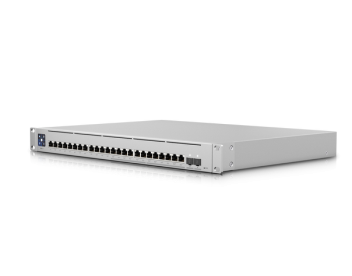 Комутатор Ubiquiti Enterprise 24 PoE с 2.5Gbps и SFP+ порта