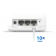 Безжична Wi-Fi 6 Mesh система Mercusys Halo H60X(2-pack) AX1500