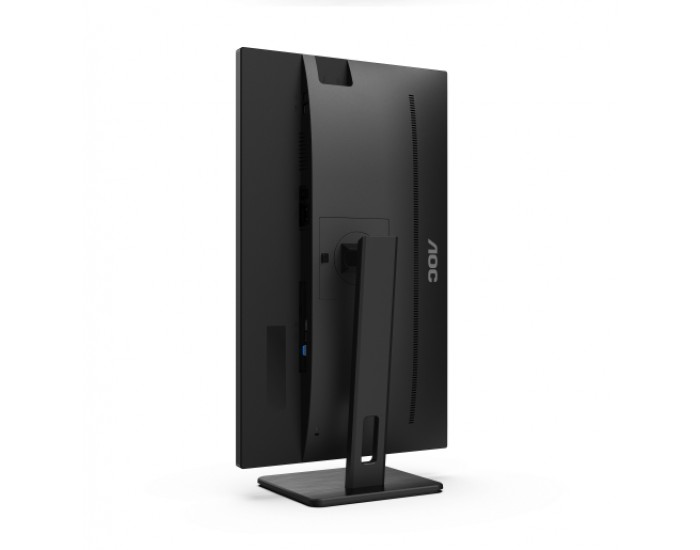 Монитор AOC 27P2Q, 27" IPS WLED, 1920x1080@75Hz, 4ms GtG, 300cd m/2, 1000:1, 50M:1 DCR, Adaptive Sync, FlickerFree, Low Blue Light, 2Wx2, Tilt, Height Adjust, Pivot, Swivel, D-SUB, DVI, HDMI, DP, USB hub