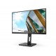 Монитор AOC 27P2Q, 27" IPS WLED, 1920x1080@75Hz, 4ms GtG, 300cd m/2, 1000:1, 50M:1 DCR, Adaptive Sync, FlickerFree, Low Blue Light, 2Wx2, Tilt, Height Adjust, Pivot, Swivel, D-SUB, DVI, HDMI, DP, USB hub