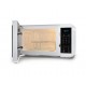 Микровълнова печка Sharp YC-MG02E-W, Fully Digital, Built-in microwave grill, Grill Power: 1000W, Cavity Material -steel, 20l, 800 W, LED Display Blue, Timer & Clock function, Child lock, White door, Defrost, Cabinet Colour: White Микровълнова печка Sharp YC-MG02E-W, Fully Digital, Built-in microwave grill, Grill Power: 1000W, Cavity Material -steel, 20l, 800 W, LED Display Blue, Timer & Clock function, Child lock, White door, Defrost, Cabinet Colour: White