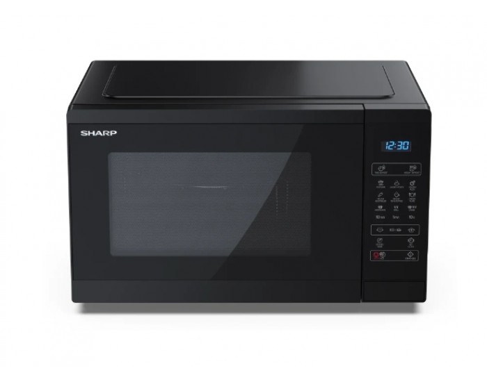 Микровълнова печка Sharp YC-MG252AE-B, Fully Digital, Built-in microwave grill, Grill Power: 1000W, steel/painted grey, 25l, 900 W, Housing Material Microwave-Steel, LED Display Blue, Timer & Clock function, Child lock, Defrost, Cabinet Colour: Black Микровълнова печка Sharp YC-MG252AE-B, Fully Digital, Built-in microwave grill, Grill Power: 1000W, steel/painted grey, 25l, 900 W, Housing Material Microwave-Steel, LED Display Blue, Timer & Clock function, Child lock, Defrost, Cabinet Colour: Black