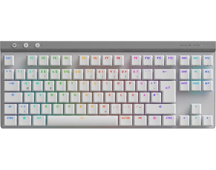 LOGITECH G515 LIGHTSPEED TKL - WHITE - US INT'L - 2.4GHZ/BT- EMEA28i-935 - TACTILE