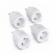 Аксесоар Sharp SGPH01EW4P - WiFi Smart Plug - 4 pack, 802.11 b/g/n (2.4GHz), Child Protection, Google Assistant, Alexa, White Аксесоар Sharp SGPH01EW4P - WiFi Smart Plug - 4 pack, 802.11 b/g/n (2.4GHz), Child Protection, Google Assistant, Alexa, White