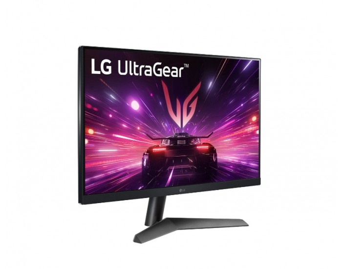 Монитор LG 24GN60F-B, UltraGear, 23.8" IPS, AG, 1ms GtG, 180Hz, 1000:1, 300cd/m2, Full HD 1920x1080, NVIDIA G-SYNC, Radeon FreeSync, HDR 10, sRGB 99%, HDMI, DisplayPort, Reader Mode, Headphone out, Tilt, Black