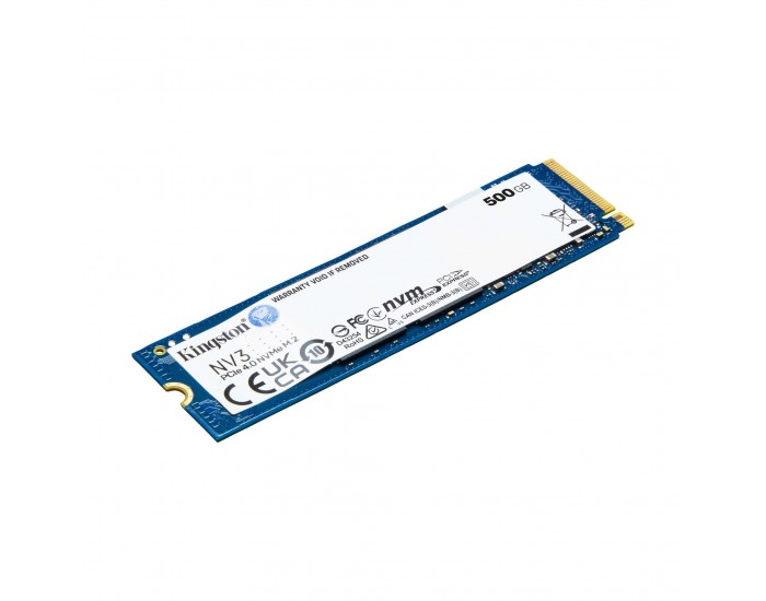Kingston SSD 500GB NV3 M.2 2280 PCIe 4.0 NVMe SSD , EAN: 740617344806