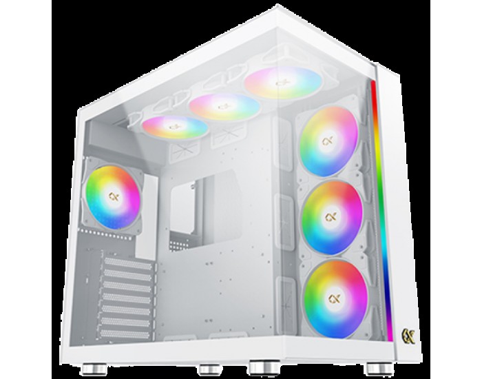 AQUA Ultra Air Arctic EN41914 White, E-ATX/ATX/M-ATX/MINI ITX, USB 3.0 X 2, USB 2.0 X 2, USB-C X 1, HD AUDIO, Mesh Top,2PCS TG,ARGB Strip,7PCS Z20A Arctic&Galaxy II Fan Kit AQUA Ultra Air Arctic EN41914 White, E-ATX/ATX/M-ATX/MINI ITX, USB 3.0 X 2, USB 2.0 X 2, USB-C X 1, HD AUDIO, Mesh Top,2PCS TG,ARGB Strip,7PCS Z20A Arctic&Galaxy II Fan Kit
