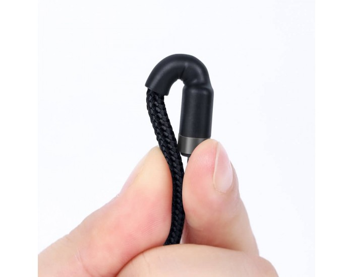 Кабел Baseus Cafule USB-A към USB-C, 2м, черен
