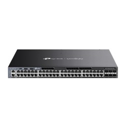 48-портов Gigabit Stackable L3 управляем комутатор с 6 10G слота TP-Link Omada SG6654XHP - Рутери и Суичове