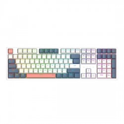Механична геймърска клавиатура Redragon Trundle K668WBO-RGB_RD бяла RGB подсветка Red Switch - Офис