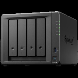 Synology DiskStation DS923+, Tower, 4-Bays 3.5'' SATA HDD/SSD, 2 x M.2 2280 NVMe SSD slot, CPU AMD R1600 2-core 2.6 (base) / 3.1 (turbo) GHz, 4 GB DDR4 ECC, 2x RJ-45 1GbE LAN Port; 2x USB 3.2; eSATA port; 2.24 kg; 3yr warranty - Сървъри и Сторидж системи