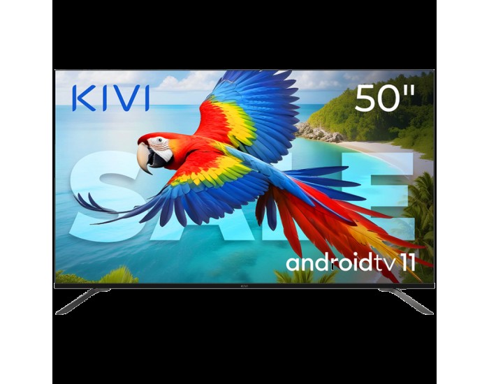 50", UHD, Android TV 11, White, 60 Hz, AV1, Sound 2x12W, 70 kWh/1000h, Energy G, WiFi5G, BT5.1, 3xHDMI, 2xUSB, 24 months