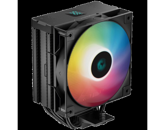 DeepCool AG400 DIGITAL ARGB, CPU Air Cooler, 1x120mm FK120 PWM FDB Fan, Addressable RGB LED, TDP 240W, 4 Heatpipes, Hydro Bearing, LGA1700/1200/1151/1150/1155, AMD AM5/AM4, 3Y, R-AG400-BKADMN-G-1 DeepCool AG400 DIGITAL ARGB, CPU Air Cooler, 1x120mm FK120 PWM FDB Fan, Addressable RGB LED, TDP 240W, 4 Heatpipes, Hydro Bearing, LGA1700/1200/1151/1150/1155, AMD AM5/AM4, 3Y, R-AG400-BKADMN-G-1