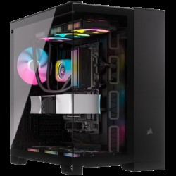 Corsair 6500X Tempered Glass Mid-Tower, Black, EAN: 0840006664697 - Corsair