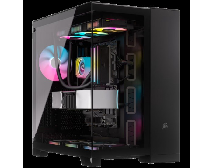Corsair 6500X Tempered Glass Mid-Tower, Black, EAN: 0840006664697 Corsair 6500X Tempered Glass Mid-Tower, Black, EAN: 0840006664697