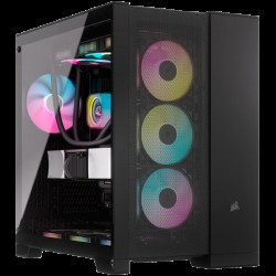 Corsair 6500D Airflow Tempered Glass Mid-Tower, Black, EAN:0840006664710 - Corsair