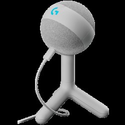 LOGITECH Yeti Orb RGB Gaming Mic with LIGHTSYNC - OFF WHITE - USB - Офис техника