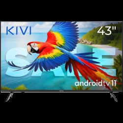 43', UHD, Android TV 11, Black, 3840x2160, 60 Hz, Sound 2x12W, 53 kWh/1000h , BT5.1, HDMI ports 4, 24 months - Телевизори, Проектори, Дисплеи