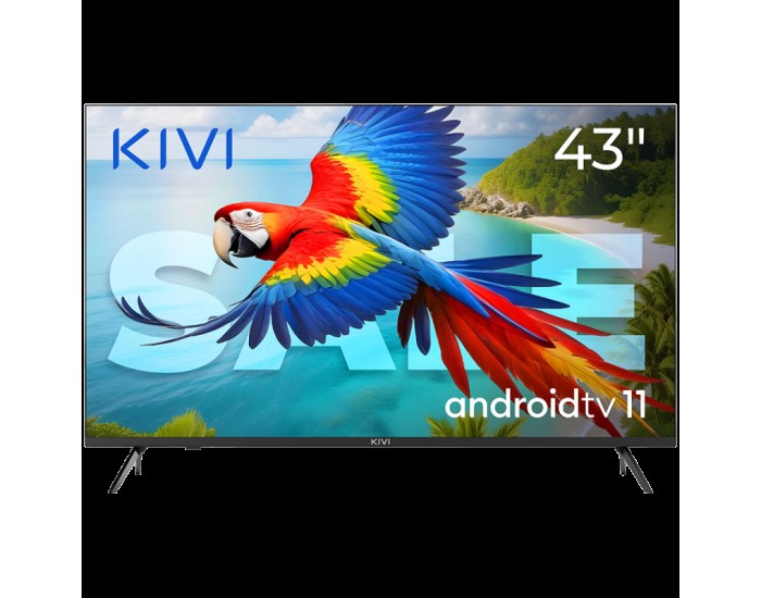 43', UHD, Android TV 11, Black, 3840x2160, 60 Hz, Sound 2x12W, 53 kWh/1000h , BT5.1, HDMI ports 4, 24 months 43', UHD, Android TV 11, Black, 3840x2160, 60 Hz, Sound 2x12W, 53 kWh/1000h , BT5.1, HDMI ports 4, 24 months