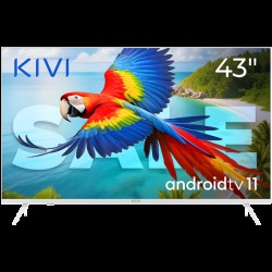 43', UHD, Android TV 11, White, 3840x2160, 60 Hz, Sound 2x12W, 53 kWh/1000h , BT5.1, HDMI ports 4, 24 months - Телевизори, Проектори, Дисплеи