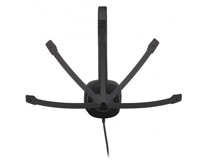 LOGITECH H151 Wired Stereo Headset - BLACK - 3.5 MM